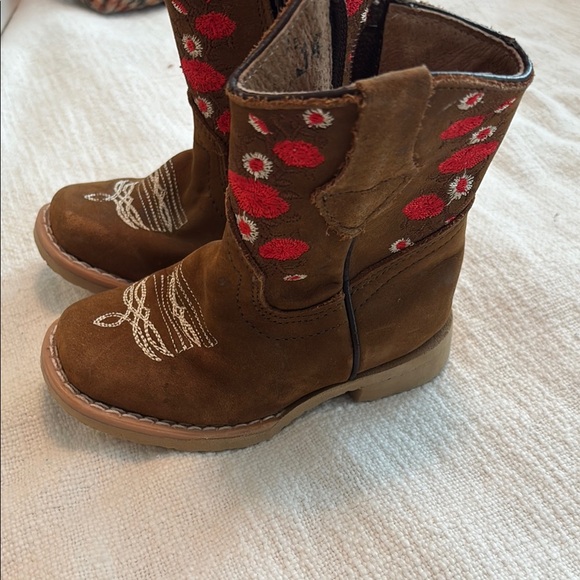 Other - Brown and Red Kids Boots